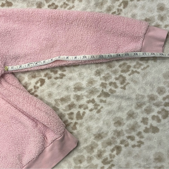 ARITZIA Tna Pink Cozy Teddy Bear Hoodie, Size Small - Picture 10 of 12